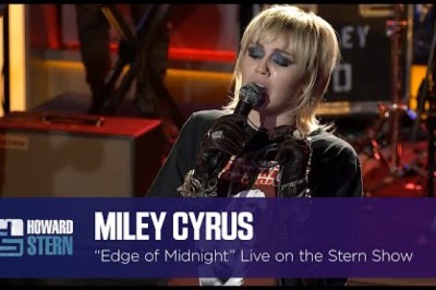 Miley Cyrus “Edge of Midnight” on the Stern Show