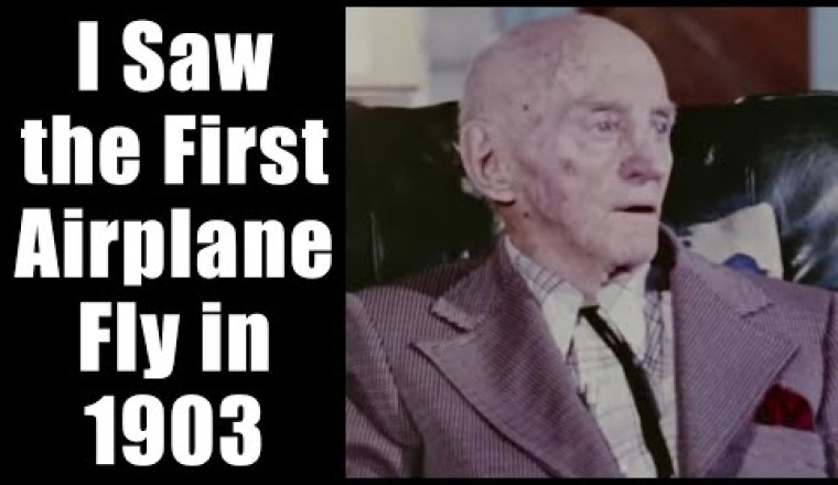 Witness to the First Airplane Flight Talks About Seeing It in 1903