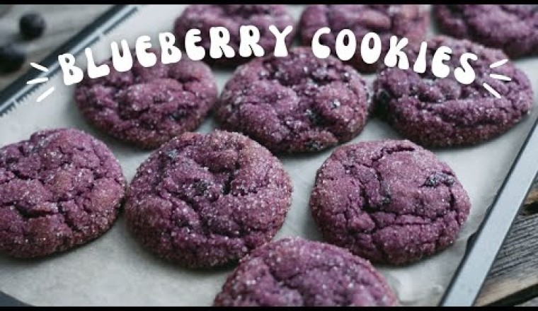 Soft and Chewy Blueberry Cookies