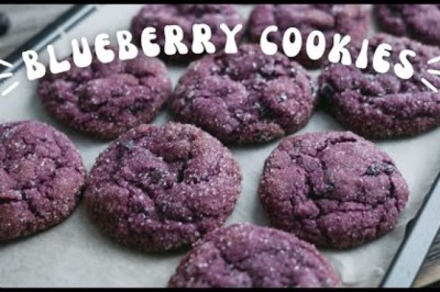 Soft and Chewy Blueberry Cookies