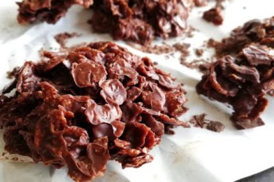 Chocolate Cornflake Cookies