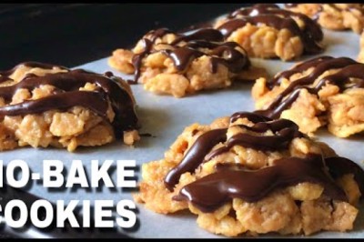 Peanut Butter Cornflake Cookies
