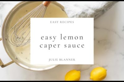 Easy Lemon Caper Sauce