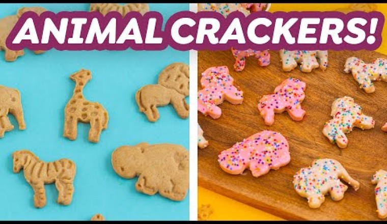 Homemade Animal Crackers + Frosted Animal Cookies!