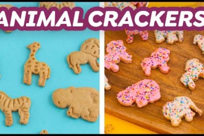 Homemade Animal Crackers + Frosted Animal Cookies!
