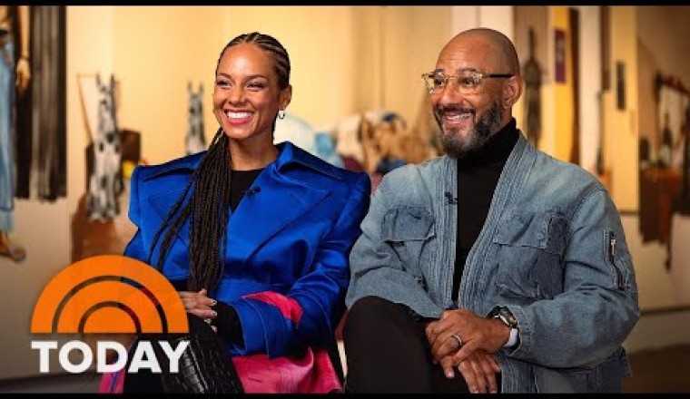 Alicia Keys, Swizz Beatz Talk Putting Private Art Collection on Display