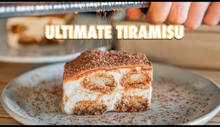 Ultimate Tiramisu with Homemade Ladyfingers