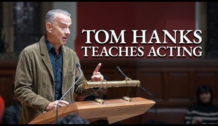 Oscar Winning Actor and Writer Tom Hanks Gives the Oxford Union an Acting Lesson