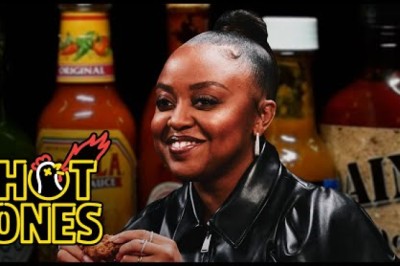 Quinta Brunson Faces Her Fear of Hot Ones While Eating Spicy Wings