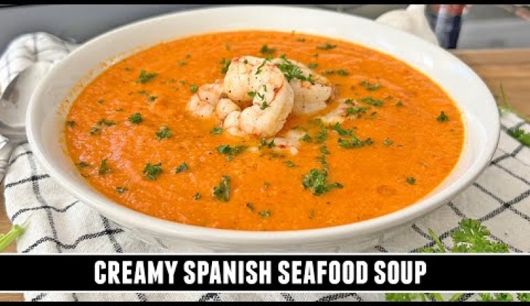 Creamy Spanish Seafood Soup
