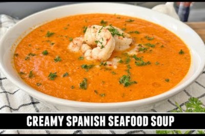 Creamy Spanish Seafood Soup