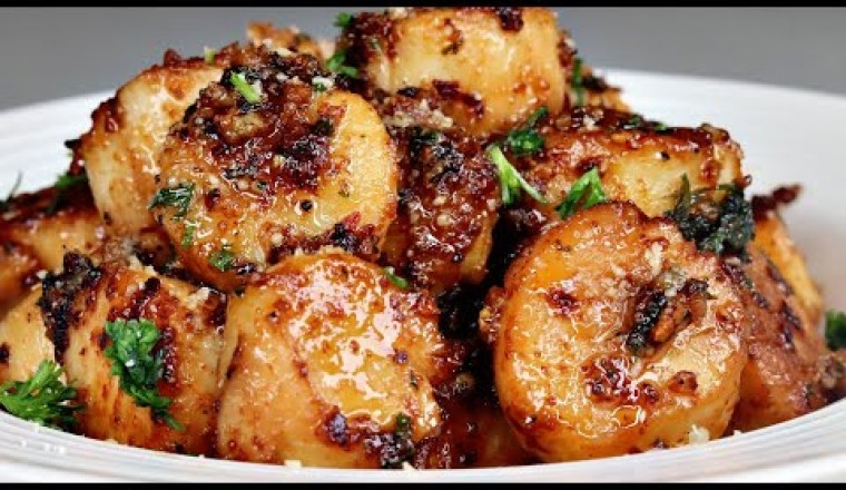 Garlic Parmesan Scallops