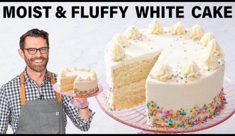 EASY White Cake Recipe