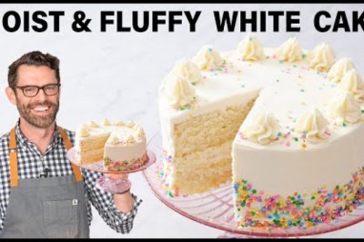 EASY White Cake Recipe