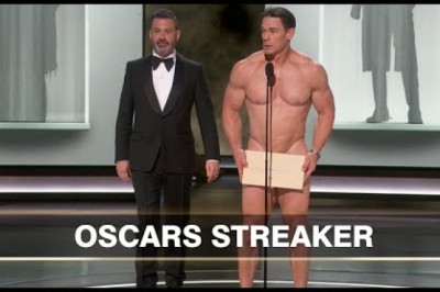 John Cena (Sort Of) Streaks at the Oscars