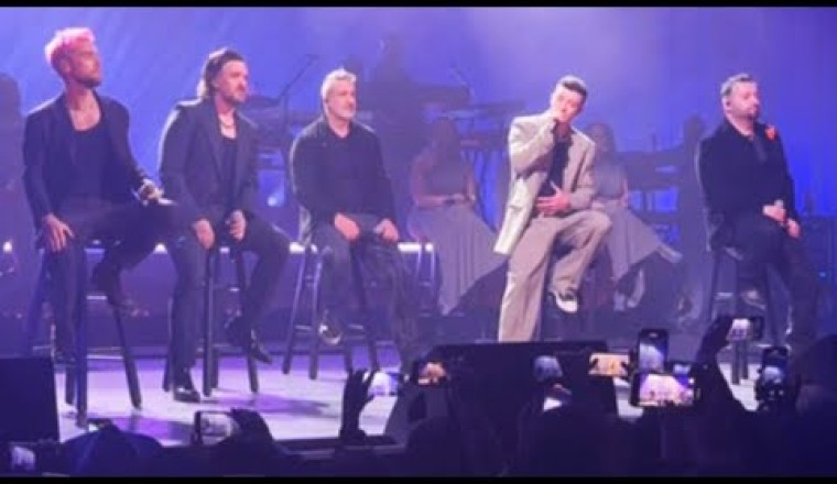 *NSYNC Reunion Performance! Watch Justin Timberlake Surprise Crowd With Boy Band