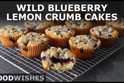 Wild Blueberry Lemon Crumb Cakes