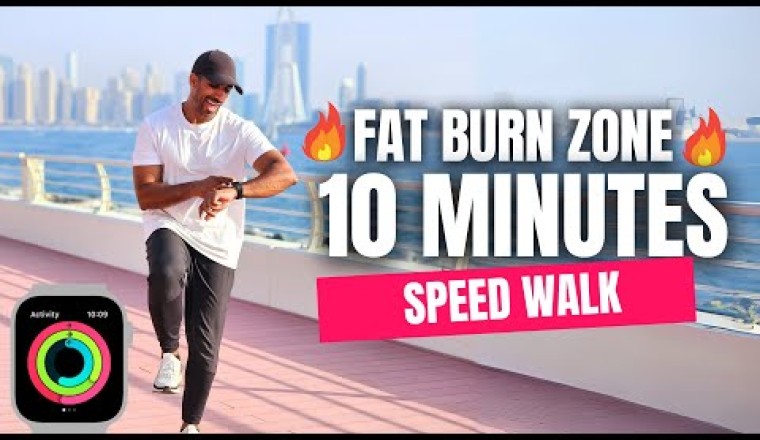 10 Minute Fat Burn Zone Walking Workout