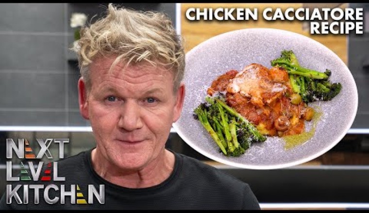 Gordon Ramsay Cooks Up an Easy Chicken Cacciatore