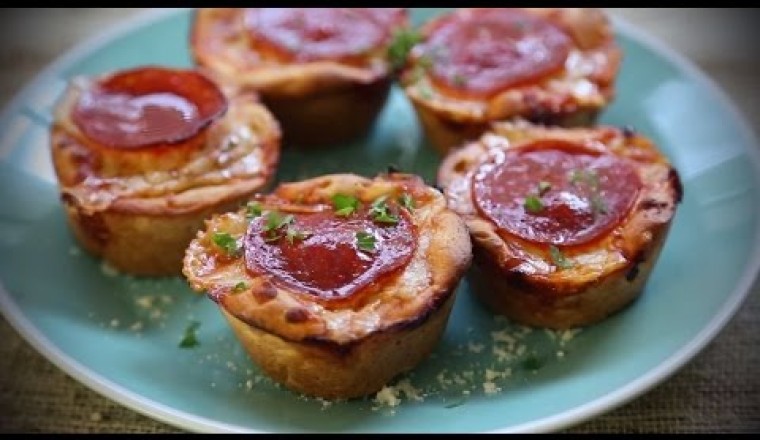 How to Make Easy Pepperoni Pizza Muffins