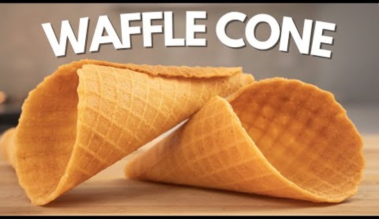 Making Waffle Cones