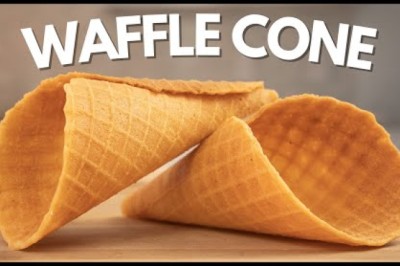 Making Waffle Cones