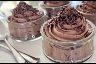 3 Ingredient Chocolate Mousse