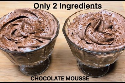 2 Ingredient Chocolate Mousse