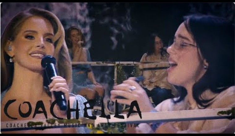 Lana Del Rey x Billie Eilish - Ocean Eyes/Video Games (Coachella 2024)