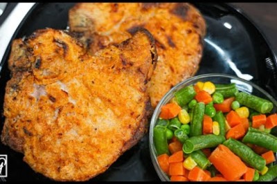 Quick Crispy Air Fried Pork Chops!