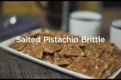 Salted Pistachio Brittle