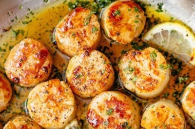 Lemon Garlic Butter Scallops