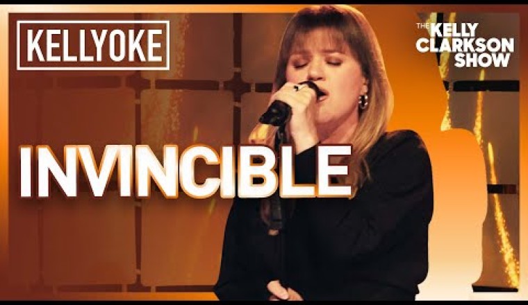 Kelly Clarkson Sings 'Invincible'