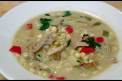 Kicked Up Chicken Corn Chowder