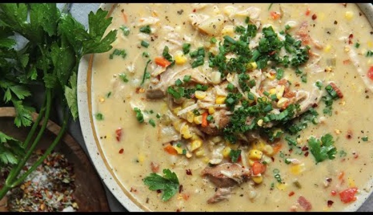 Summer Corn and Chicken Chowder