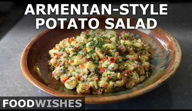Armenian-Style Potato Salad - The Best No Mayo, No Egg Potato Salad