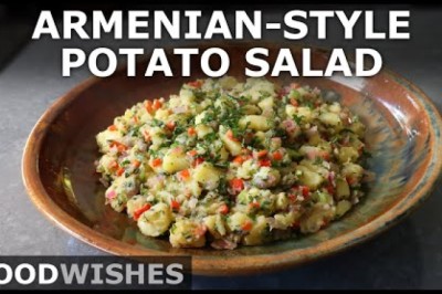 Armenian-Style Potato Salad - The Best No Mayo, No Egg Potato Salad
