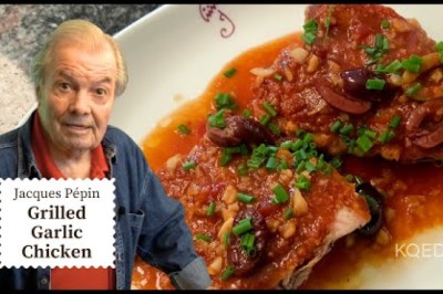 Jacques Pépin's Moist and Crispy Garlic Chicken Recipe