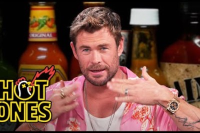 Chris Hemsworth Gets Nervous While Eating Spicy Wings