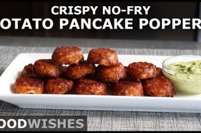 Crispy Potato Pancake Poppers (No Fry)