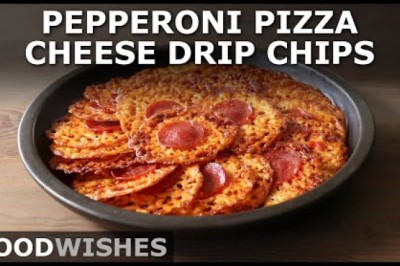 Pepperoni Pizza Cheese Drip Chips