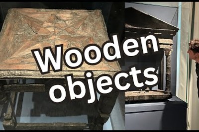 Wooden Furniture of Herculaneum Preserved From Vesuvius