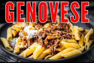 Pasta Alla Genovese (Neapolitan Beef and Onion Pasta Sauce)
