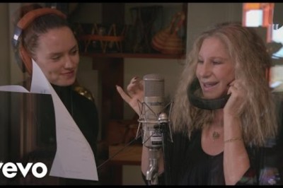 Barbra Streisand with Anne Hathaway and Daisy Ridley - At the Ballet