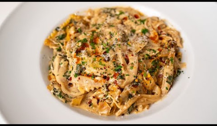 Ravioli with Caramelized Onion Sauce