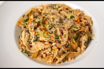 Ravioli with Caramelized Onion Sauce