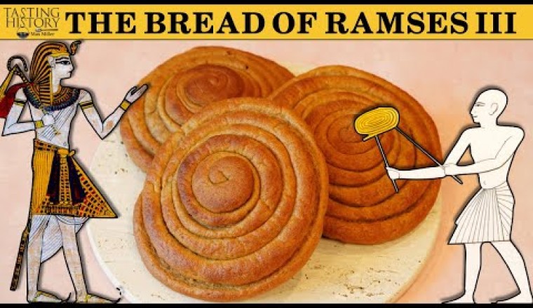 Ancient Egyptian Spiral Bread of the Pharaoh