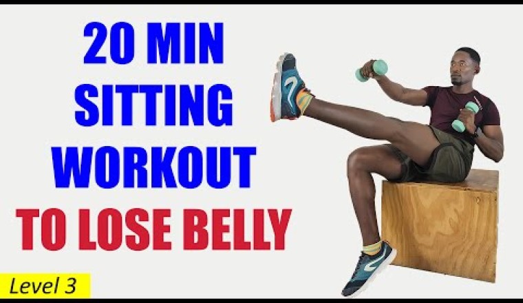 20 Min Sitting At Home Workout for Losing Belly Fat Fast