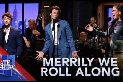 Cast of “Merrily We Roll Along” Perform “Old Friends”