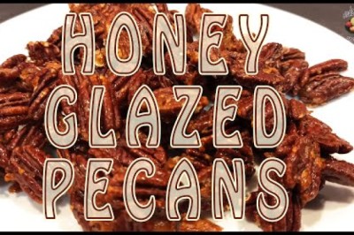 Honey Glazed Oven Roasted Pecans With Cinnamon